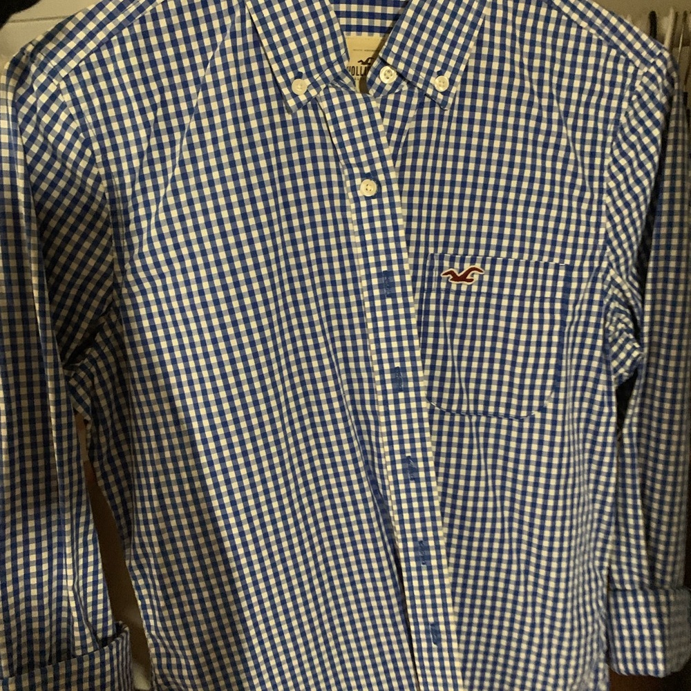 Hollister plaid shirt
